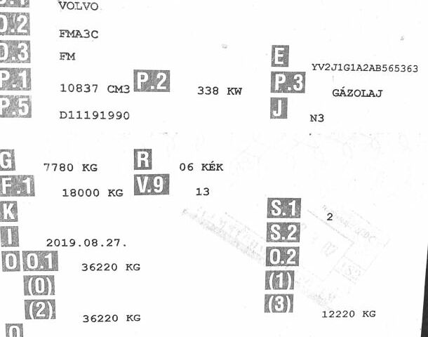 Синий Вольво FM 11, объемом двигателя 10.8 л и пробегом 906 тыс. км за 19950 $, фото 61 на Automoto.ua