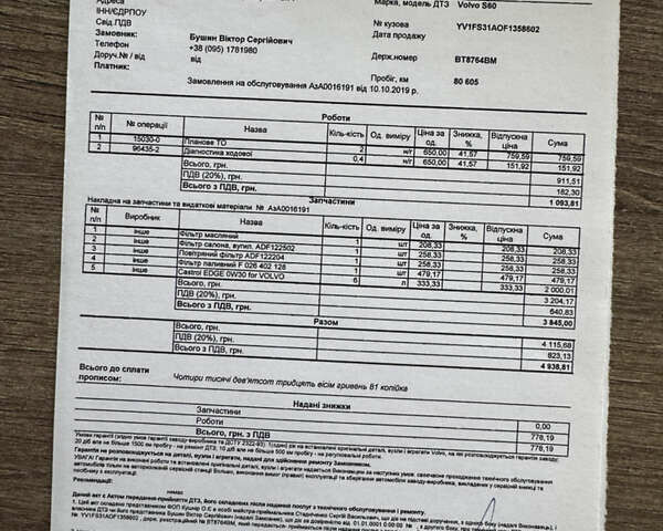 Белый Вольво С60, объемом двигателя 2 л и пробегом 172 тыс. км за 12500 $, фото 44 на Automoto.ua
