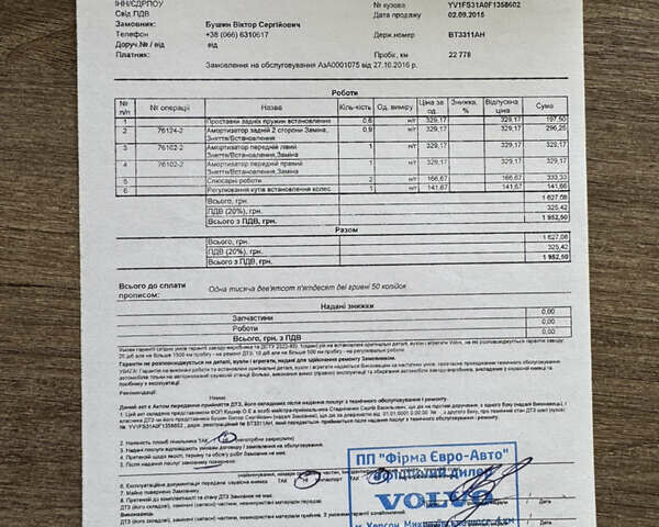 Белый Вольво С60, объемом двигателя 2 л и пробегом 172 тыс. км за 12500 $, фото 50 на Automoto.ua