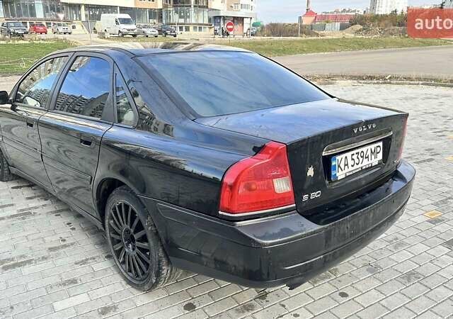 Черный Вольво С80, объемом двигателя 2.8 л и пробегом 369 тыс. км за 2250 $, фото 3 на Automoto.ua