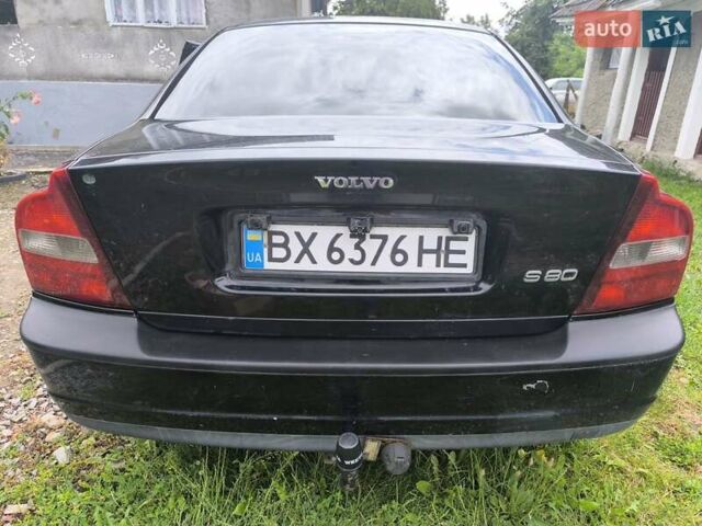 Черный Вольво С80, объемом двигателя 2.4 л и пробегом 395 тыс. км за 3500 $, фото 2 на Automoto.ua