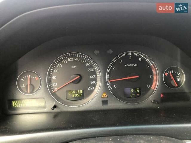 Черный Вольво С80, объемом двигателя 2.44 л и пробегом 350 тыс. км за 3500 $, фото 20 на Automoto.ua