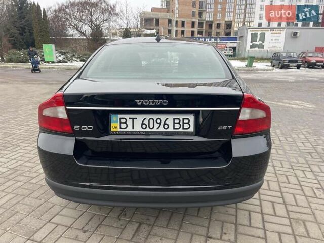 Черный Вольво С80, объемом двигателя 2.52 л и пробегом 270 тыс. км за 5400 $, фото 7 на Automoto.ua