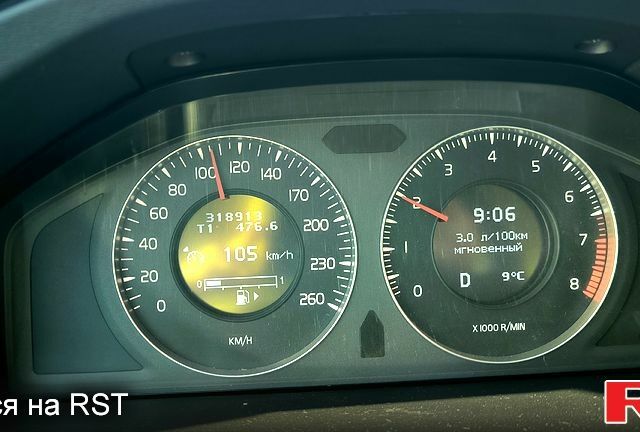 Черный Вольво С80, объемом двигателя 32 л и пробегом 318 тыс. км за 4500 $, фото 6 на Automoto.ua