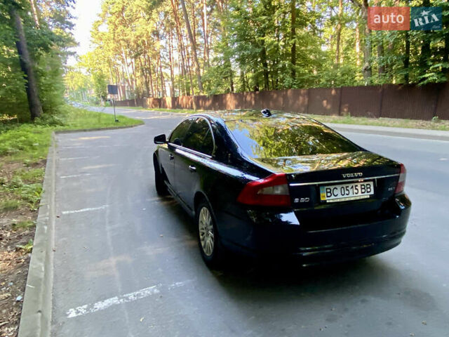 Черный Вольво С80, объемом двигателя 2.5 л и пробегом 357 тыс. км за 6600 $, фото 10 на Automoto.ua