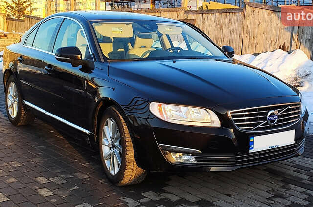 Черный Вольво С80, объемом двигателя 2 л и пробегом 186 тыс. км за 12700 $, фото 1 на Automoto.ua