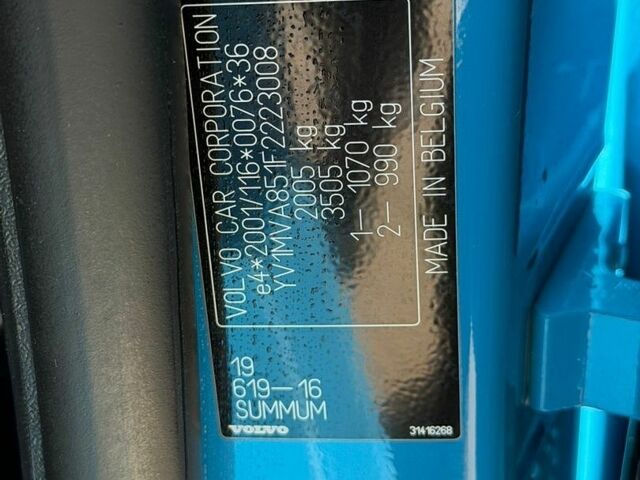 Синий Вольво В40, объемом двигателя 2 л и пробегом 289 тыс. км за 9500 $, фото 41 на Automoto.ua