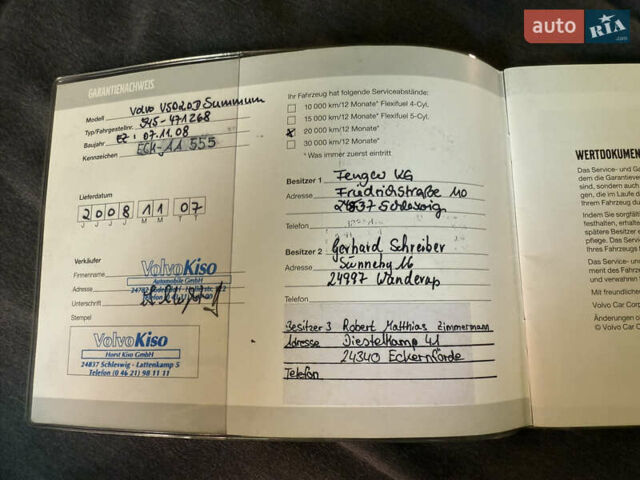 Черный Вольво В50, объемом двигателя 2 л и пробегом 245 тыс. км за 8200 $, фото 47 на Automoto.ua