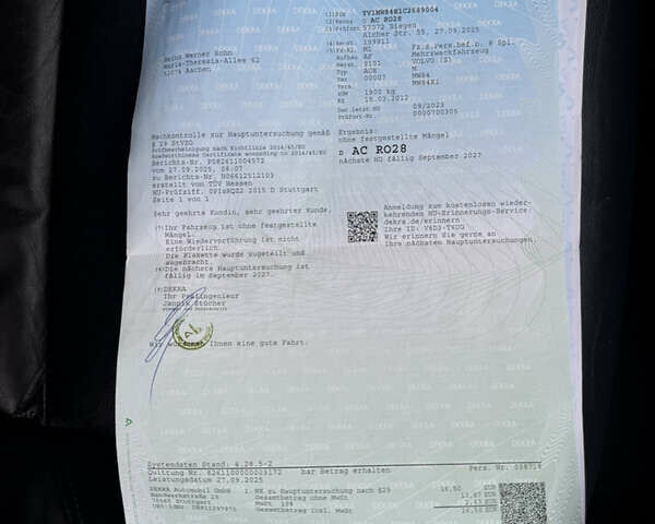 Сірий Вольво V50, об'ємом двигуна 1.6 л та пробігом 200 тис. км за 9300 $, фото 15 на Automoto.ua