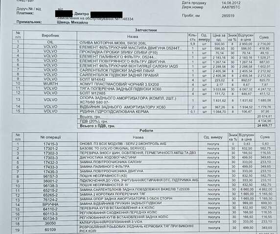 Вольво ХС60, об'ємом двигуна 2.4 л та пробігом 285 тис. км за 17000 $, фото 85 на Automoto.ua