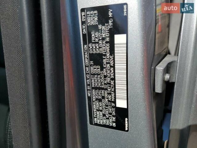 Сірий Вольво ХС60, об'ємом двигуна 1.97 л та пробігом 128 тис. км за 8500 $, фото 11 на Automoto.ua
