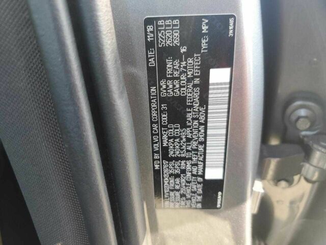 Сірий Вольво ХС60, об'ємом двигуна 0 л та пробігом 54 тис. км за 8000 $, фото 11 на Automoto.ua