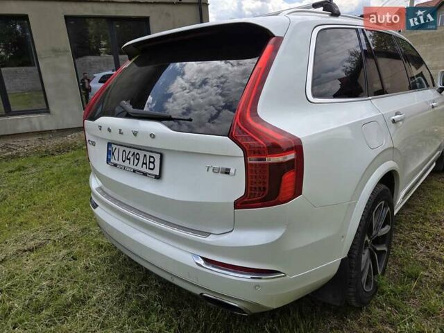 Вольво ХС90 2016 в Ирпене на Automoto.ua Белый Вольво ХС90, объемом двигателя 1.97 л и пробегом 245 тыс. км за 34999 $, фото 4 на Automoto.ua