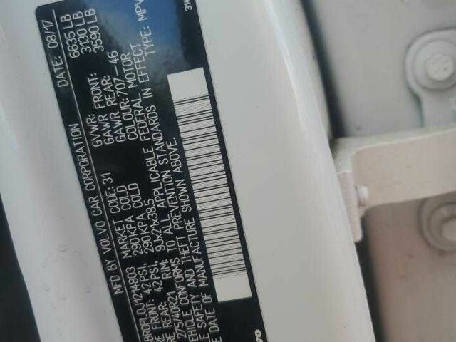 Белый Вольво ХС90, объемом двигателя 2 л и пробегом 88 тыс. км за 18000 $, фото 12 на Automoto.ua