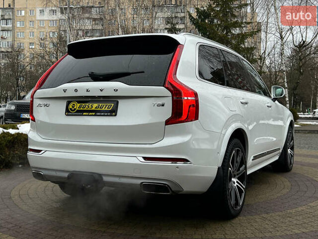 Белый Вольво ХС90, объемом двигателя 2 л и пробегом 140 тыс. км за 43500 $, фото 7 на Automoto.ua