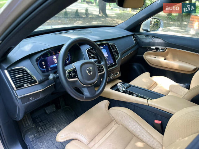 Вольво ХС90 2023 в Луцке на Automoto.ua Бежевый Вольво ХС90, объемом двигателя 1.97 л и пробегом 42 тыс. км за 58000 $, фото 10 на Automoto.ua