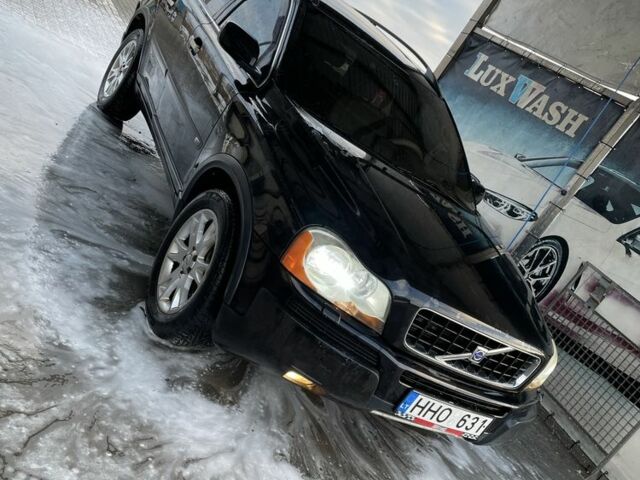 Черный Вольво ХС90, объемом двигателя 3 л и пробегом 244 тыс. км за 4780 $, фото 1 на Automoto.ua