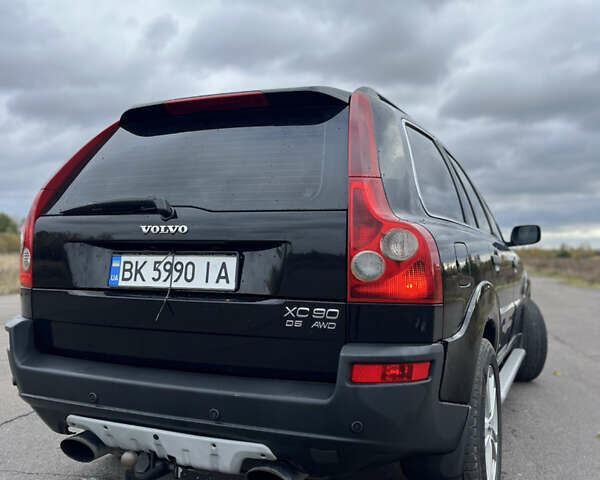 Черный Вольво ХС90, объемом двигателя 2.4 л и пробегом 187 тыс. км за 8500 $, фото 5 на Automoto.ua