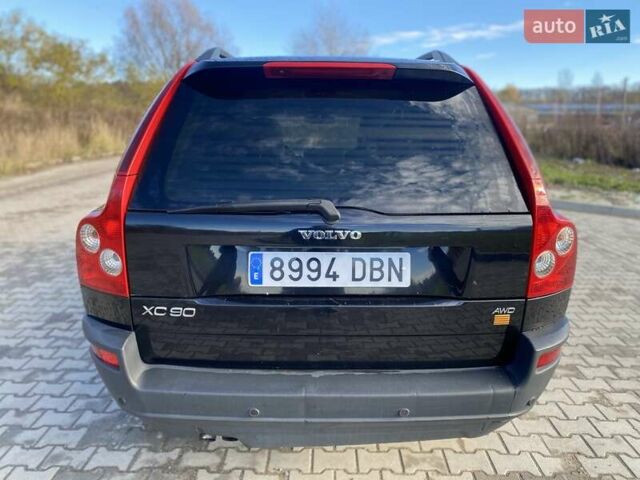 Черный Вольво ХС90, объемом двигателя 2.4 л и пробегом 322 тыс. км за 5550 $, фото 5 на Automoto.ua