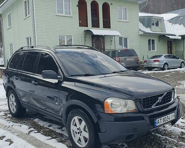 Черный Вольво ХС90, объемом двигателя 2.4 л и пробегом 365 тыс. км за 8800 $, фото 1 на Automoto.ua
