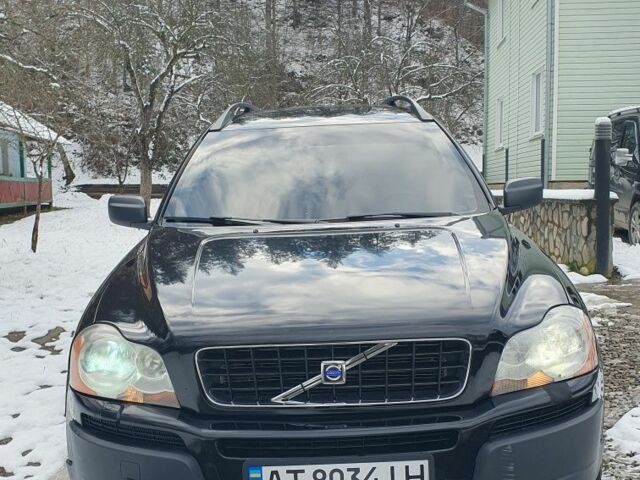 Черный Вольво ХС90, объемом двигателя 2.4 л и пробегом 365 тыс. км за 8800 $, фото 1 на Automoto.ua