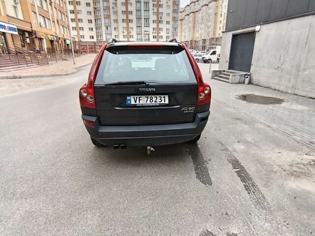 Черный Вольво ХС90, объемом двигателя 2.4 л и пробегом 379 тыс. км за 4800 $, фото 3 на Automoto.ua