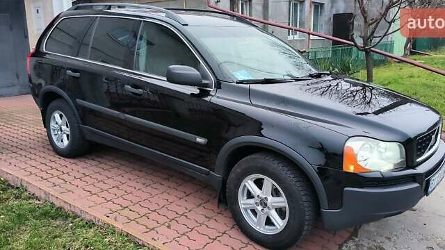 Черный Вольво ХС90, объемом двигателя 2.5 л и пробегом 326 тыс. км за 9500 $, фото 1 на Automoto.ua