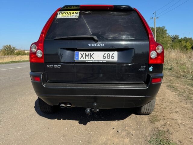 Черный Вольво ХС90, объемом двигателя 2.5 л и пробегом 300 тыс. км за 5500 $, фото 4 на Automoto.ua
