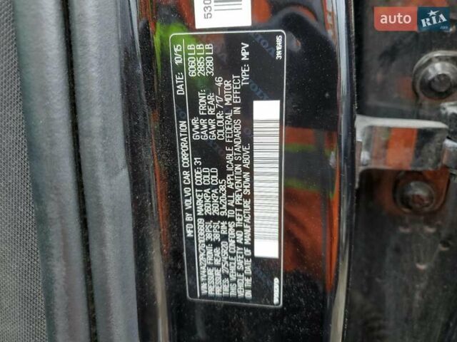 Вольво ХС90 2015 в Киеве на Automoto.ua Черный Вольво ХС90, объемом двигателя 2 л и пробегом 190 тыс. км за 5700 $, фото 12 на Automoto.ua