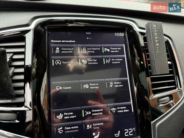 Черный Вольво ХС90, объемом двигателя 2 л и пробегом 167 тыс. км за 29500 $, фото 74 на Automoto.ua
