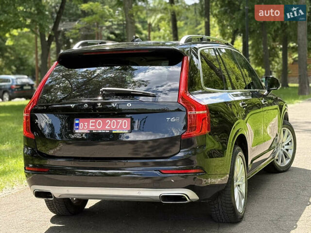 Черный Вольво ХС90, объемом двигателя 2 л и пробегом 215 тыс. км за 21999 $, фото 5 на Automoto.ua