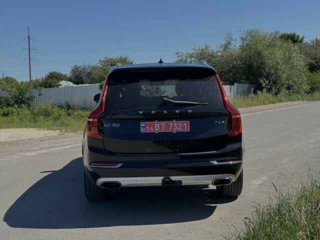 Вольво ХС90 2017 у Львові на Automoto.ua Чорний Вольво ХС90, об'ємом двигуна 2 л та пробігом 91 тис. км за 34999 $, фото 6 на Automoto.ua