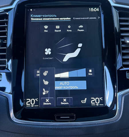 Черный Вольво ХС90, объемом двигателя 1.97 л и пробегом 186 тыс. км за 35000 $, фото 19 на Automoto.ua