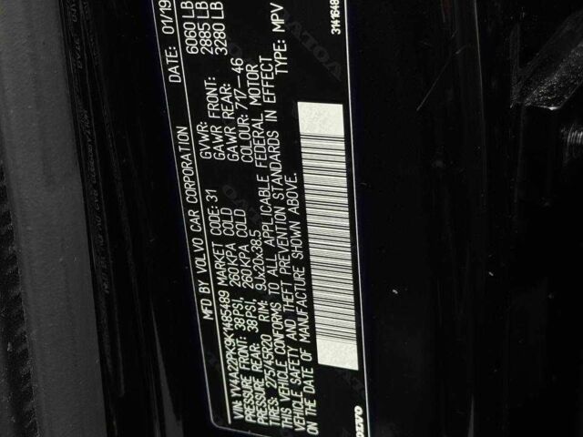 Вольво ХС90 2019 в Ровно на Automoto.ua Черный Вольво ХС90, объемом двигателя 2 л и пробегом 332 тыс. км за 21900 $, фото 23 на Automoto.ua