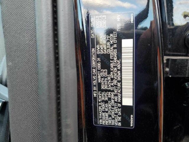 Вольво ХС90 2020 в Киеве на Automoto.ua Черный Вольво ХС90, объемом двигателя 2 л и пробегом 57 тыс. км за 14000 $, фото 11 на Automoto.ua