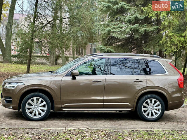 Коричневый Вольво ХС90, объемом двигателя 2 л и пробегом 53 тыс. км за 37000 $, фото 1 на Automoto.ua