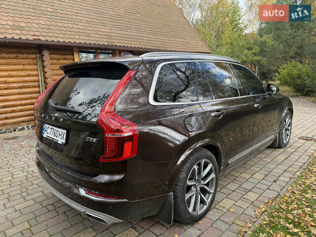 Вольво ХС90 2018 в Луцке на Automoto.ua Коричневый Вольво ХС90, объемом двигателя 1.97 л и пробегом 116 тыс. км за 37700 $, фото 3 на Automoto.ua