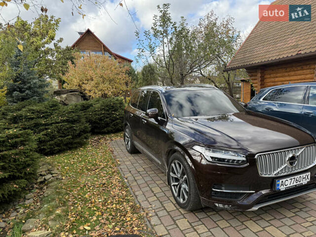 Вольво ХС90 2018 в Луцке на Automoto.ua Коричневый Вольво ХС90, объемом двигателя 1.97 л и пробегом 116 тыс. км за 37700 $, фото 2 на Automoto.ua