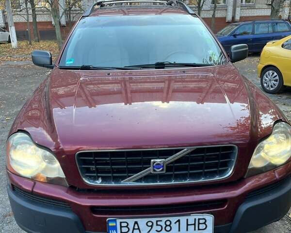 Красный Вольво ХС90, объемом двигателя 2.4 л и пробегом 280 тыс. км за 6800 $, фото 1 на Automoto.ua