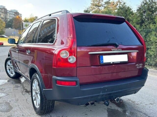 Красный Вольво ХС90, объемом двигателя 2.4 л и пробегом 189 тыс. км за 2275 $, фото 8 на Automoto.ua
