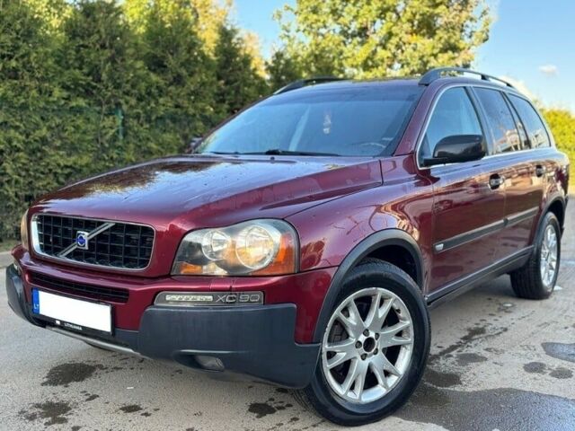 Красный Вольво ХС90, объемом двигателя 2.4 л и пробегом 189 тыс. км за 2275 $, фото 1 на Automoto.ua