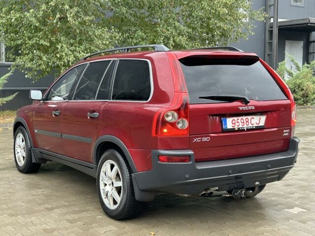 Вольво ХС90 2006 в Белой Церкве на Automoto.ua Красный Вольво ХС90, объемом двигателя 2.4 л и пробегом 250 тыс. км за 3750 $, фото 2 на Automoto.ua