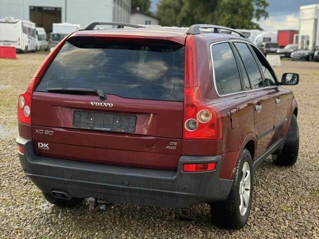 Красный Вольво ХС90, объемом двигателя 2.4 л и пробегом 422 тыс. км за 6500 $, фото 1 на Automoto.ua