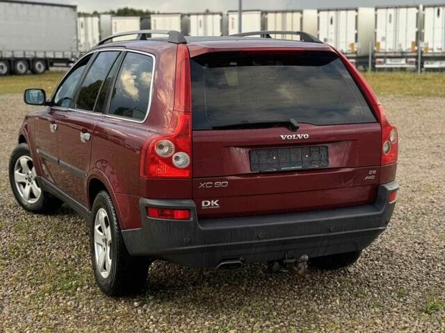 Красный Вольво ХС90, объемом двигателя 2.4 л и пробегом 422 тыс. км за 6500 $, фото 3 на Automoto.ua