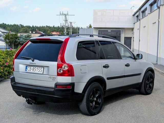 Серый Вольво ХС90, объемом двигателя 2.4 л и пробегом 216 тыс. км за 3600 $, фото 3 на Automoto.ua