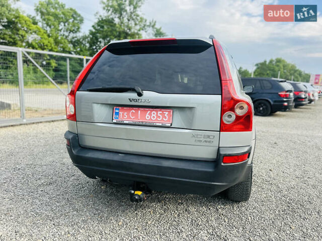 Сірий Вольво ХС90, об'ємом двигуна 2.4 л та пробігом 185 тис. км за 9200 $, фото 7 на Automoto.ua