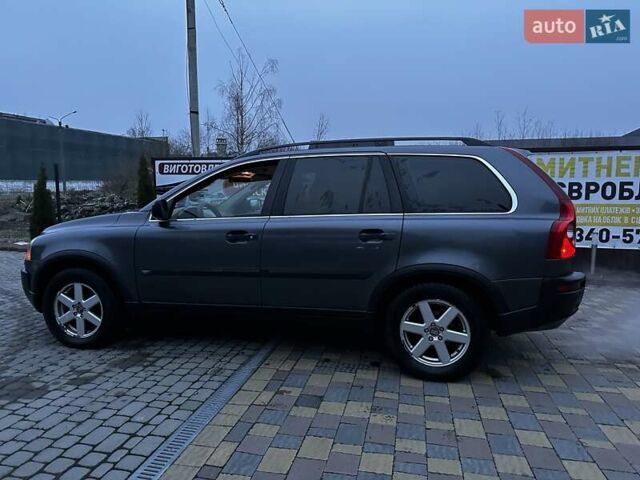 Серый Вольво ХС90, объемом двигателя 2.4 л и пробегом 402 тыс. км за 7500 $, фото 5 на Automoto.ua