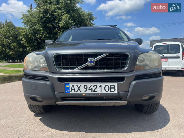Серый Вольво ХС90, объемом двигателя 2.4 л и пробегом 227 тыс. км за 6800 $, фото 4 на Automoto.ua