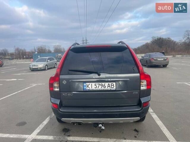 Серый Вольво ХС90, объемом двигателя 2.4 л и пробегом 219 тыс. км за 13200 $, фото 9 на Automoto.ua