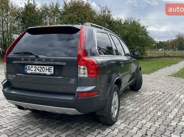 Серый Вольво ХС90, объемом двигателя 3.19 л и пробегом 288 тыс. км за 10300 $, фото 2 на Automoto.ua